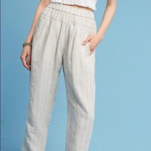 HEI Anthropologie Costal Linen Pants